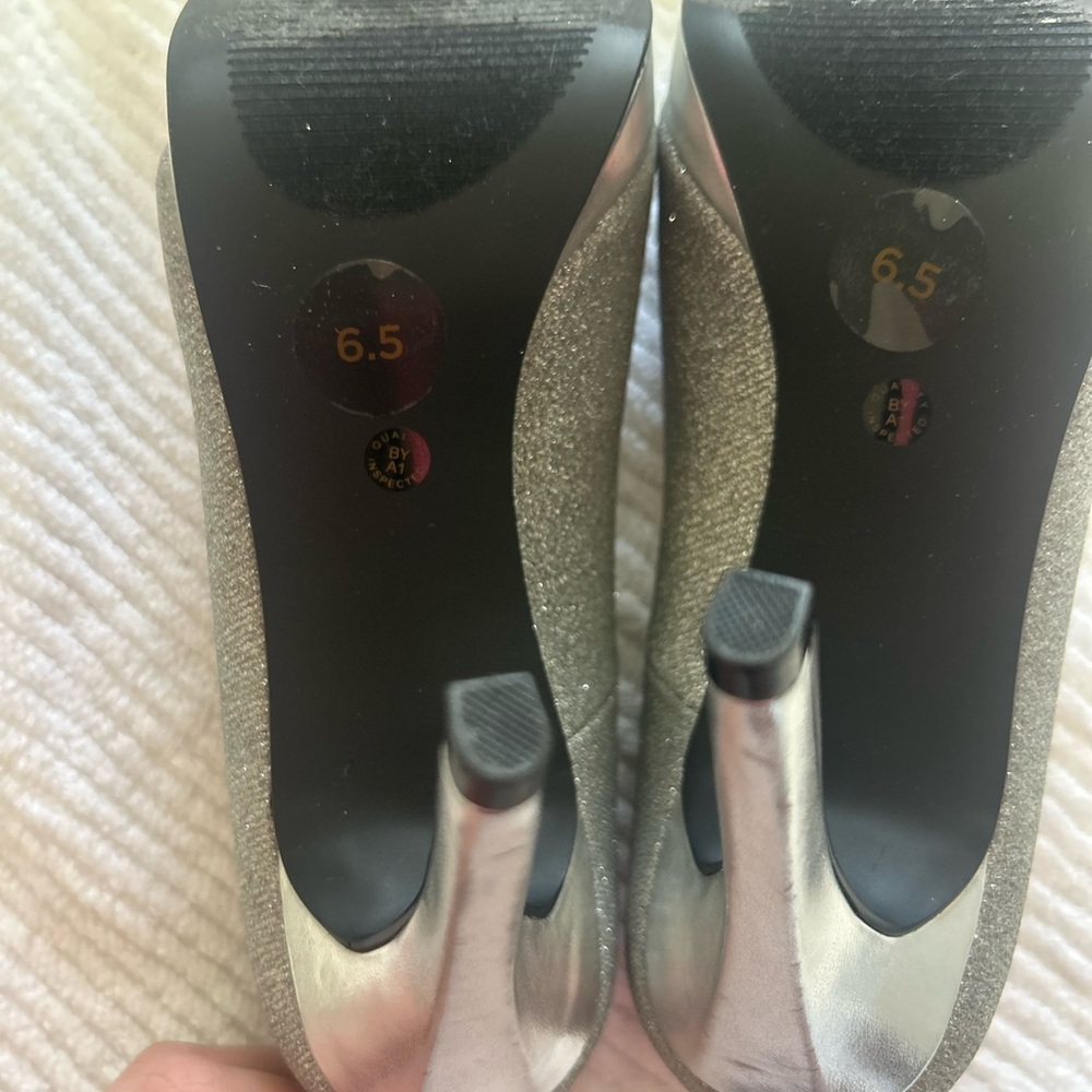 Glitter Heels - Silver - image 4